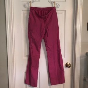 Pink scrub pants